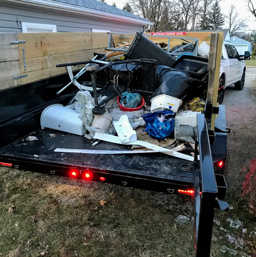 Roll-off dumpster delivered to a residential driveway in Pickens