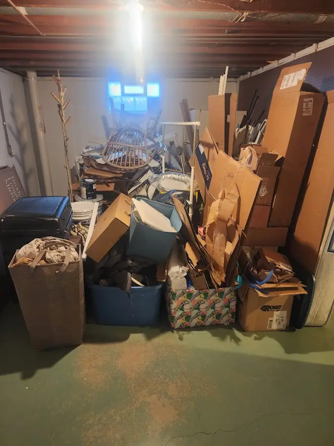 Roll-off dumpster container at job site for Construction Dumpster Rental in Pickens